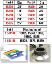 Load image into Gallery viewer, SPC Performance 5 Pc FLARED HOLE DIE SET