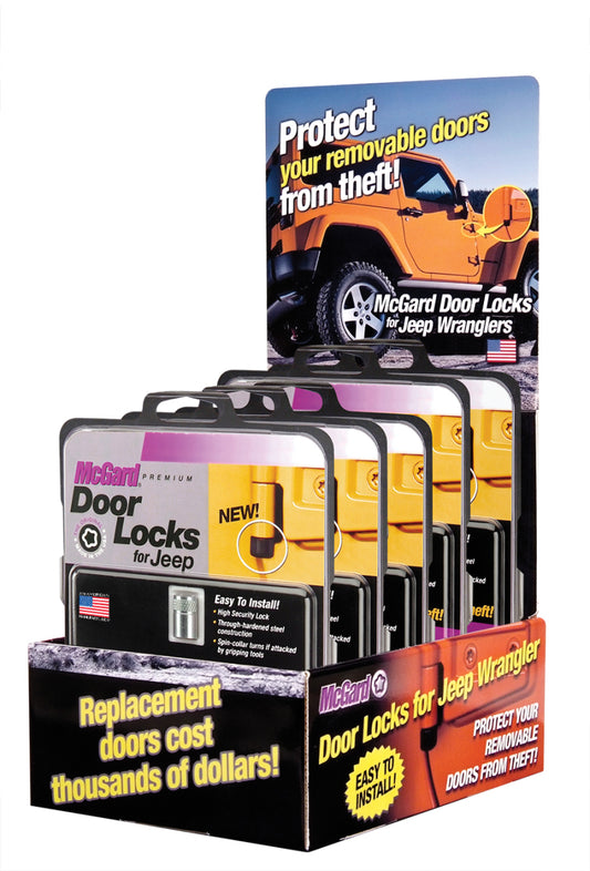 McGard Jeep Door Lock Display Kit with Lock Sets - 90225
