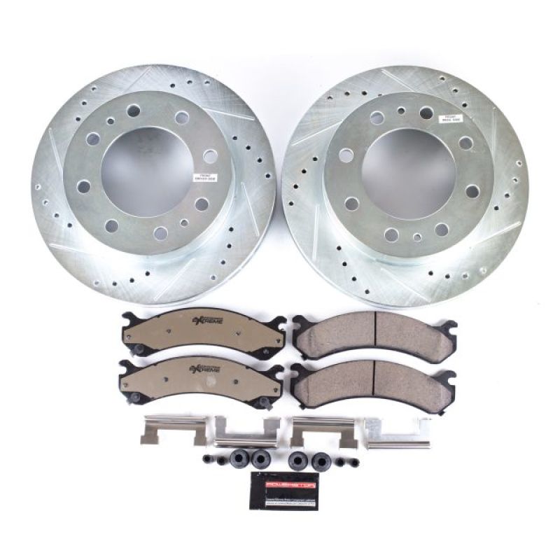 Power Stop 02-04 Chevrolet Avalanche 2500 Front Z36 Truck & Tow Brake Kit - eliteracefab.com