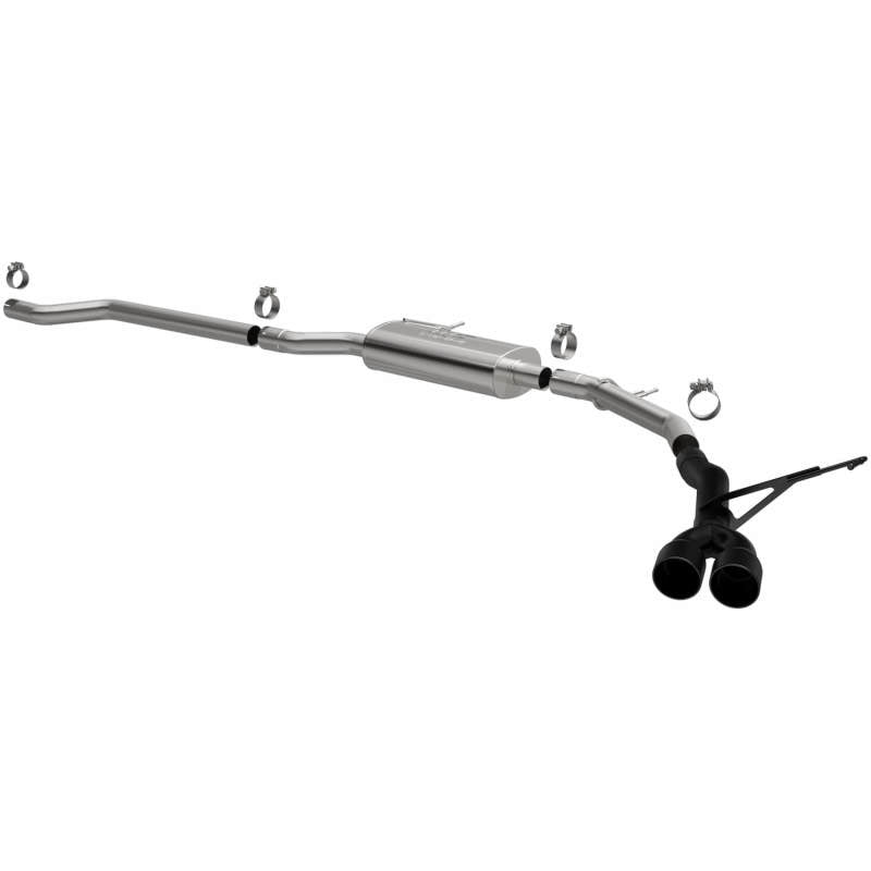 MagnaFlow 2022 Ford Maverick Street Series SS Cat-Back Exhaust 2.5in Tubing- Black Tip - eliteracefab.com