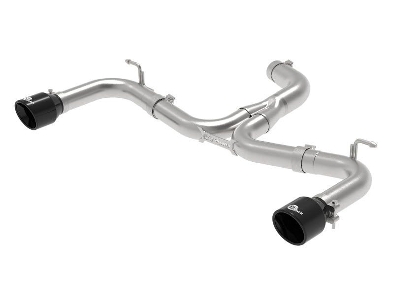aFe 18-20 VW GTI (MK7.5) 2.0L MACH Force-Xp 3in to 2.5in 304 SS Axle-Back Exhaust System-Black Tips aFe