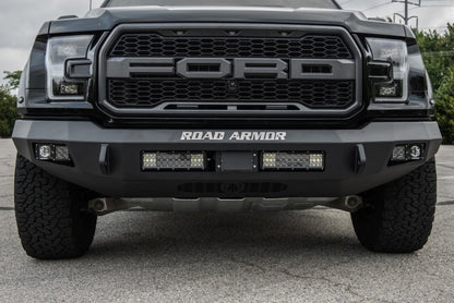 Road Armor 17-20 Ford Raptor Stealth Front Non-Winch Bumper - Tex Blk Road Armor