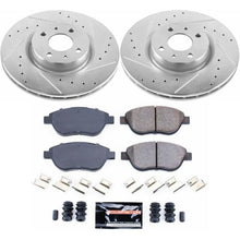 Load image into Gallery viewer, Power Stop 12-18 Fiat 500 Front Z23 Evolution Sport Brake Kit - eliteracefab.com