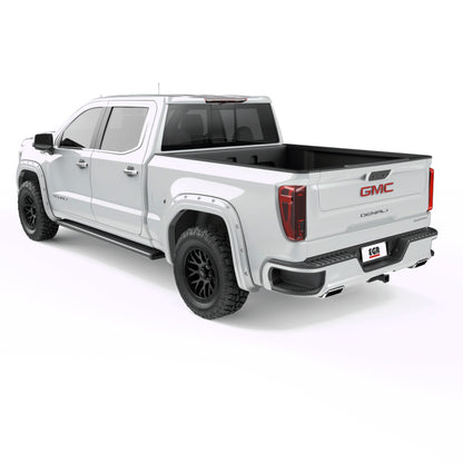 EGR 19-23 Gmc Sierra 1500 Summit Traditional Bolt-On Look Fender Flares White Set Of 4