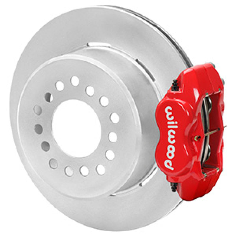 Wilwood Chevrolet 7-5/8in Rear Axle Dynalite Disc Brake Kit 12.19in Rotor -Red Caliper Wilwood