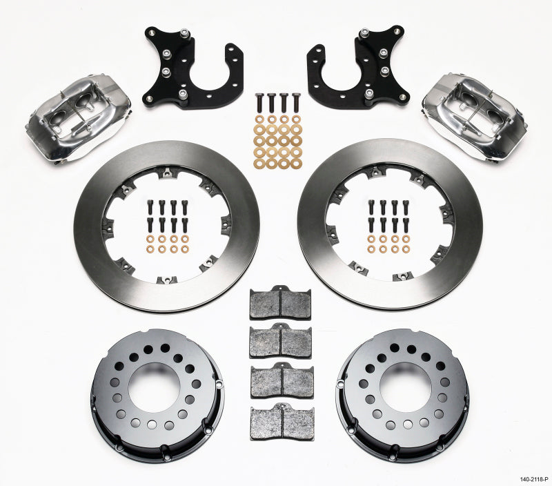 Wilwood Forged Dynalite P/S Rear Kit Polished New Big Ford 2.50in Offset Wilwood