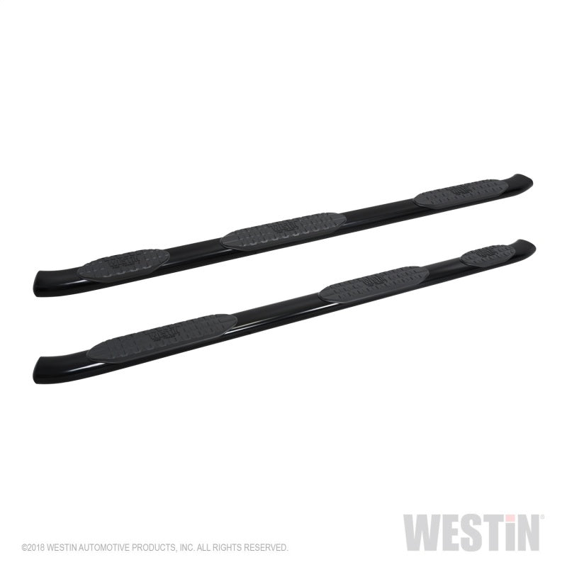 Westin 2019 Chevrolet Silverado/Sierra 1500 CC (5.5ft) PRO TRAXX 5 WTW Oval Nerf Step Bars - Black - eliteracefab.com