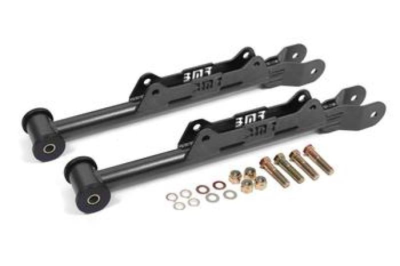 BMR 2010-2015 Chevrolet Camaro Rear DOM Lower Control Arms - Black Hammertone - eliteracefab.com