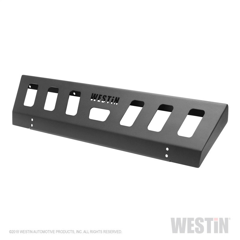 Westin 18-19 Jeep Wrangler JL Front Bumper Skid Plate - Textured Black - eliteracefab.com