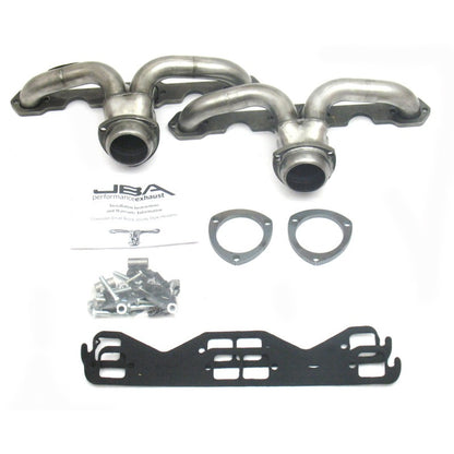 JBA 57-74 Chevrolet Corvette 265-400 SBC 1-5/8in Primary Raw 409 Tight Tuck Header JBA