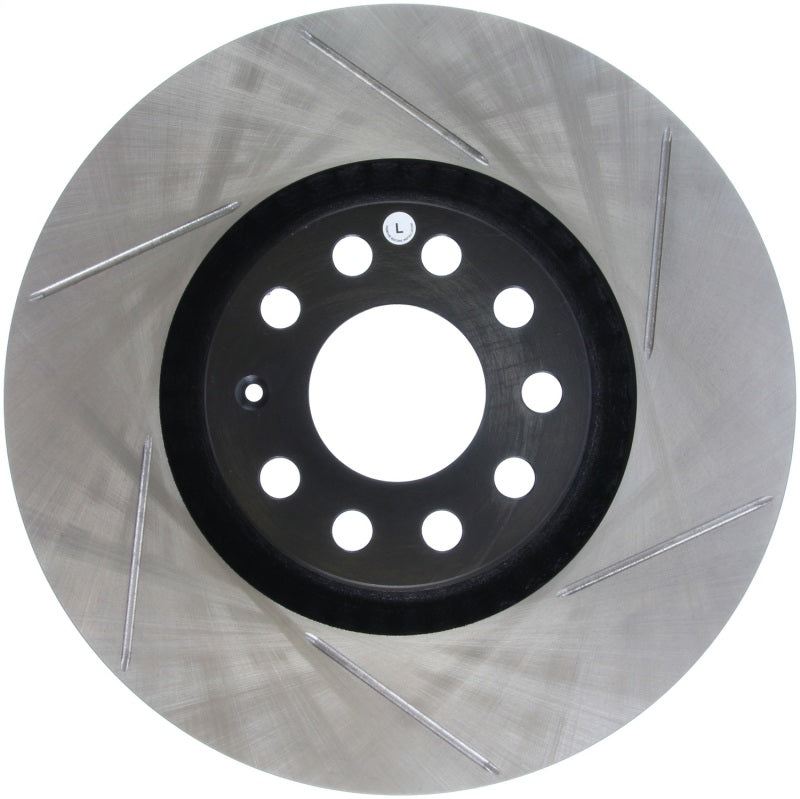 StopTech Power Slot 01-06 Audi Allroad / 05-09 A4 / 6/99-04 A6 / 99-02 S4 Left Front Slotted Rotor - eliteracefab.com