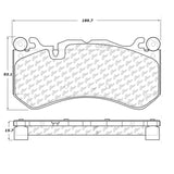 StopTech Premium Ceramic Front Brake Pads - 308.12910