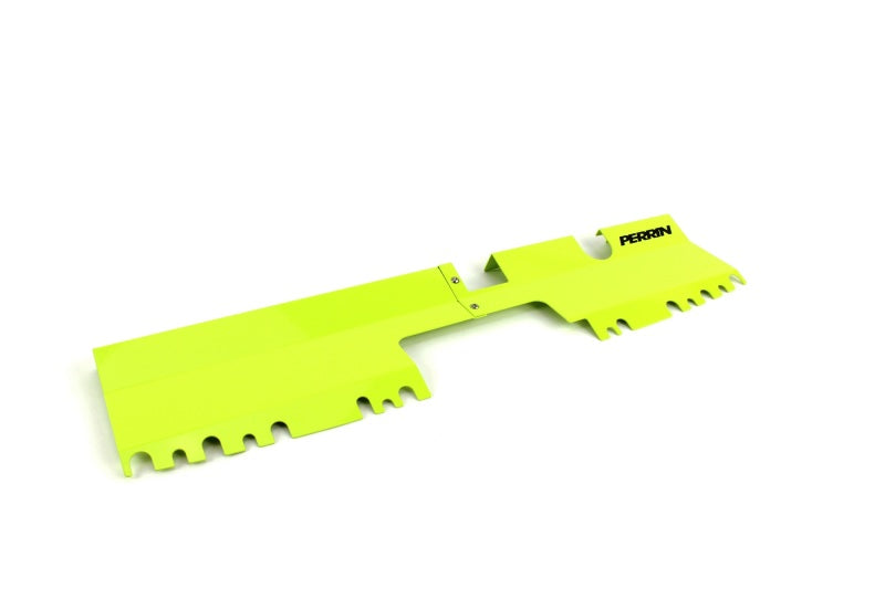 Perrin 15-21 WRX/STI Radiator Shroud (Without OEM Intake Scoop) - Neon Yellow Perrin Performance