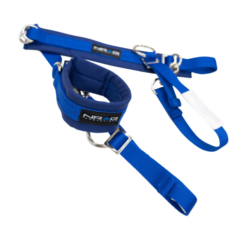 NRG SFI 3.3 Arm Restraints One Pair - Blue - SBH-AR01BL