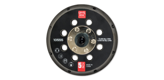 Griots Garage 5in Vented Orbital Backing Plate (G9) - eliteracefab.com