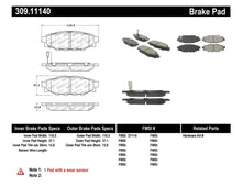 Load image into Gallery viewer, STOPTECH PERFORMANCE 08-10 WRX REAR BRAKE PADS, 309.11140 - eliteracefab.com