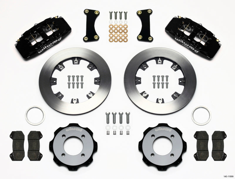 Wilwood Dynapro 6 Front Hat Kit 12.19in 2011 Fiesta - eliteracefab.com