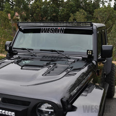 Westin 18-19 Jeep Wrangler Pillar LED Light Mount - Black - eliteracefab.com