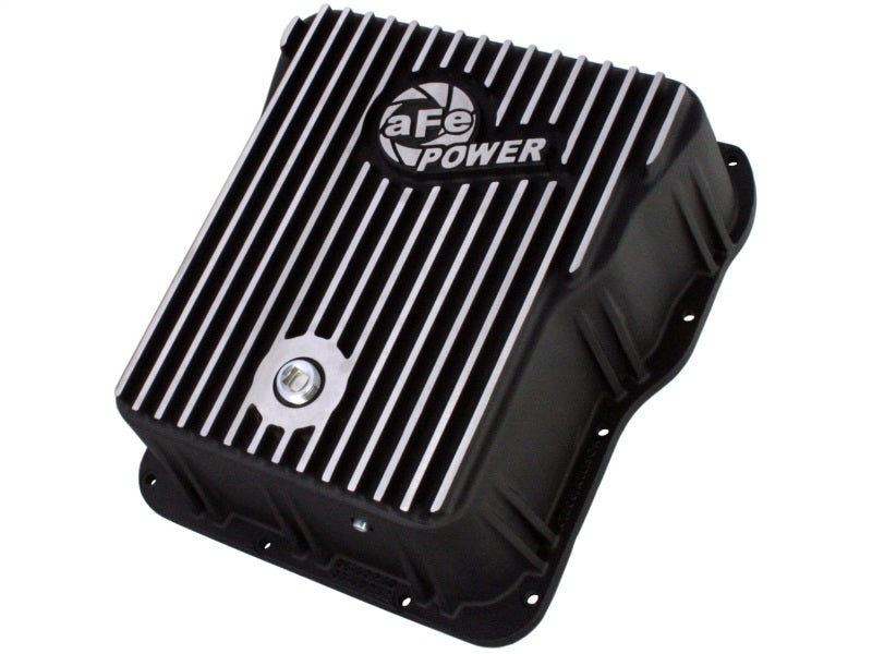 aFe Power Cover Trans Pan Machined Trans Pan GM Diesel Trucks 01-12 V8-6.6L Machined - eliteracefab.com