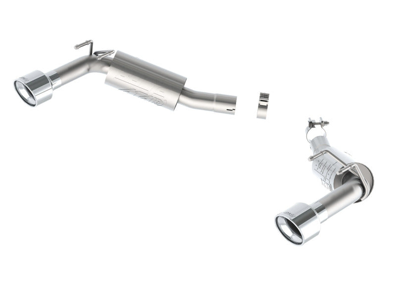 Borla 14-15 Camaro SS 6.2L V8 RWD Single Split Rr Exit ATAK Exhaust (rear section only) - eliteracefab.com