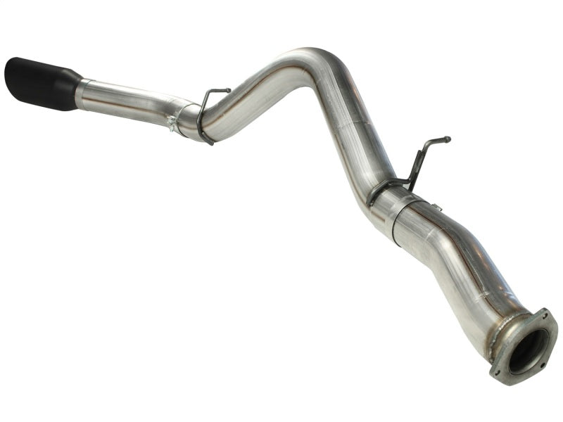 aFe MACHForce XP Exhaust 5in DPF-Black, GM Diesel Trucks 07.5-10 V8-6.6L 9(td) LMM aFe