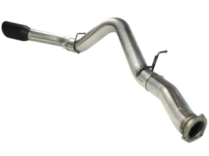 aFe MACHForce XP Exhaust 5in DPF-Black, GM Diesel Trucks 07.5-10 V8-6.6L 9(td) LMM aFe