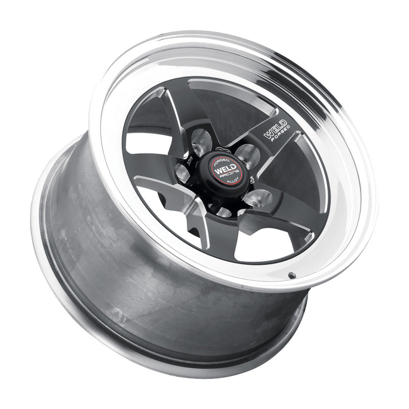 Weld S71 15x6 / 5x4.5 BP / 3.5in. BS Black Wheel (Medium Pad) - Non-Beadlock