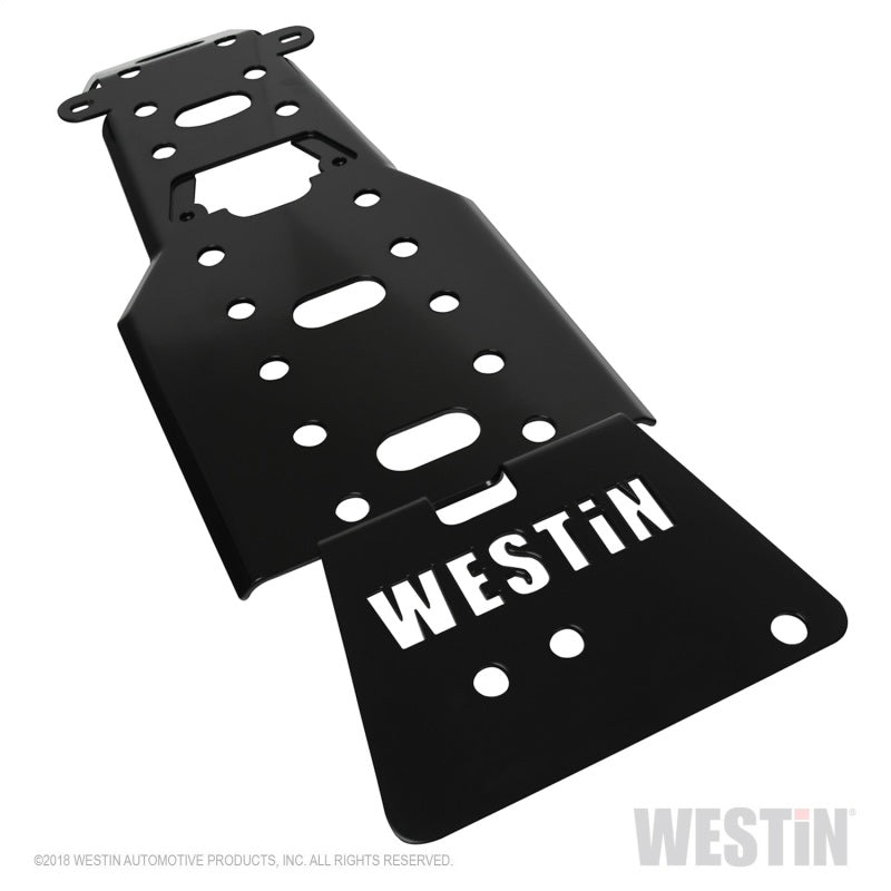 Westin/Snyper 07-11 Jeep Wrangler Transmission Pan Skid Plate - Textured Black - eliteracefab.com