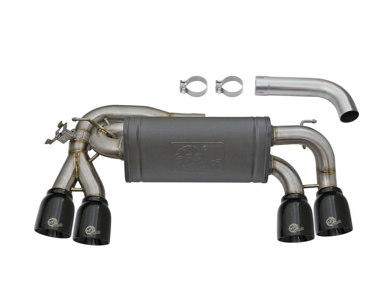 aFe MACHForce XP 3in - 2 1/2in Axle Back 304SS Exhaust w/ Black Tips 16-17 BMW M2 (f87) aFe