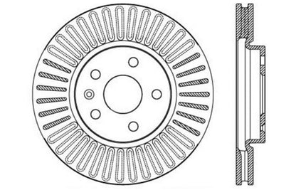 StopTech Slotted & Drilled Sport Brake Rotor - eliteracefab.com