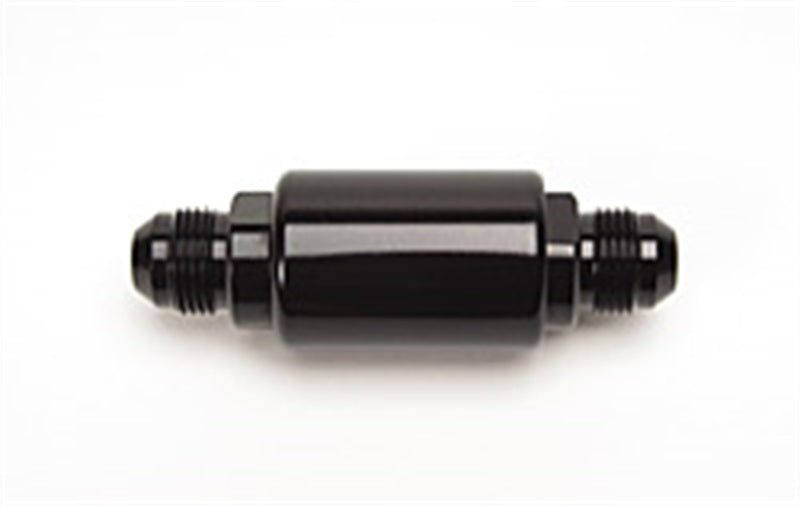 Russell Performance Black Anodized (3-1/4in Length 1-1/4in dia. -8 male inlet/outlet) - eliteracefab.com