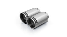 Load image into Gallery viewer, Remus Stainless Steel 98mm Polished w/Carbon Insert Tail Pipe Set (Pair) - eliteracefab.com