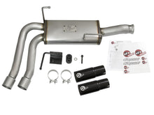 Load image into Gallery viewer, aFe Rebel Series CB Middle-Side Exit SS Exhaust w/ Black Tips 09-16 GM Silverado/Sierra V6/V8