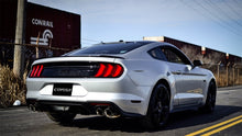 Load image into Gallery viewer, Corsa 2018+ Ford Mustang GT Fastback 5.0L 3in Cat-Back System Dual Rear Exit w/ 4in Black Tips - eliteracefab.com