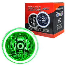 Load image into Gallery viewer, Oracle Pre-Installed Lights 5.75 IN. Sealed Beam - Green Halo - eliteracefab.com