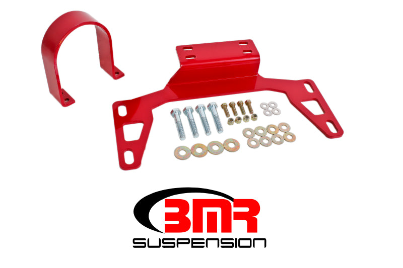 BMR DRIVESHAFT SAFETY LOOP FRONT RED (11-19 MUSTANG GT/V6) - eliteracefab.com