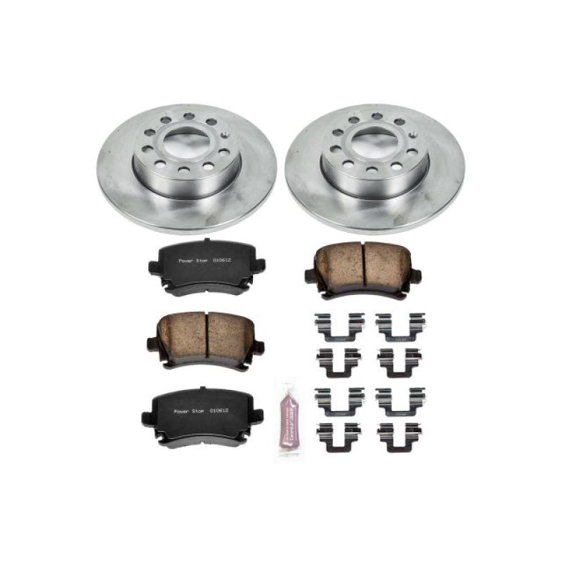 Power Stop 2008 Audi A3 Rear Autospecialty Brake Kit - eliteracefab.com