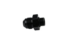 Load image into Gallery viewer, Aeromotive O-Ring Adapter Fitting Black Anodized ORB-06 To AN-08 - eliteracefab.com