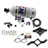 Nitrous Express Single Entry Crossbar RNC .178 4500 Flange Nitrous Kit (250-650HP) w/10lb Bottle