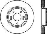 StopTech 09-18 Kia Forte Cryo Front Right Slotted Sport Brake Rotor