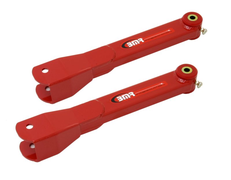 BMR REAR TRAILING ARMS POLY BUSHINGS - RED (10-15 CAMARO) - eliteracefab.com