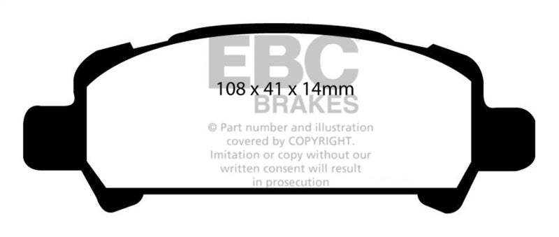 EBC BlueStuff Rear Brake Pads - DP51293NDX