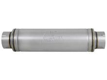 Load image into Gallery viewer, aFe ATLAS Aluminized Steel Muffler 5in Center/Center 24in L x 7in Diameter - Round Body - eliteracefab.com