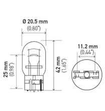 Load image into Gallery viewer, Hella Bulb 7443 12V 21/5W W3X16q T6.5