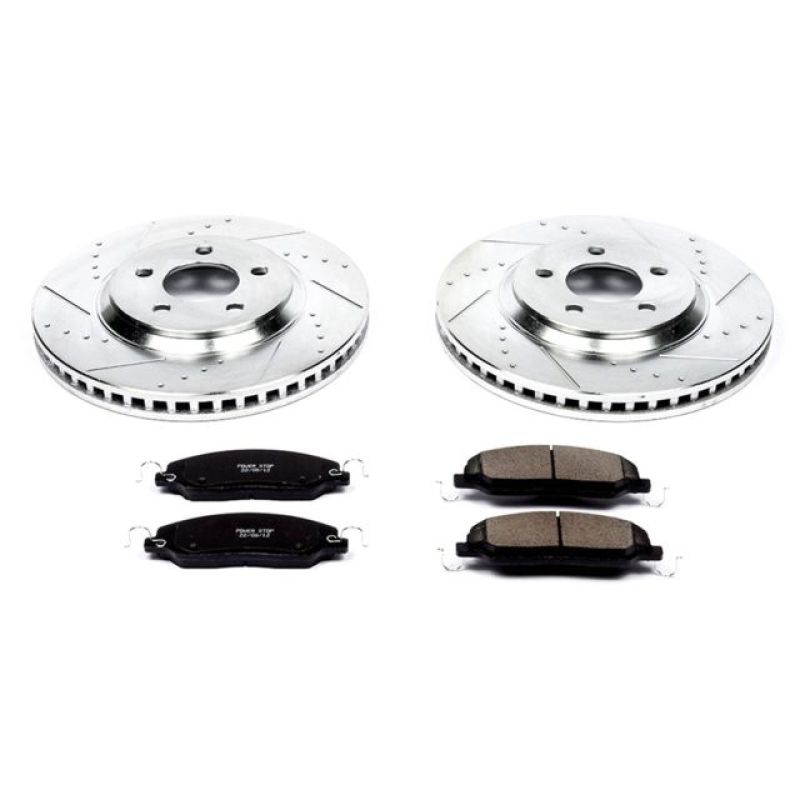 Power Stop 05-10 Ford Mustang Front Z23 Evolution Sport Brake Kit - eliteracefab.com