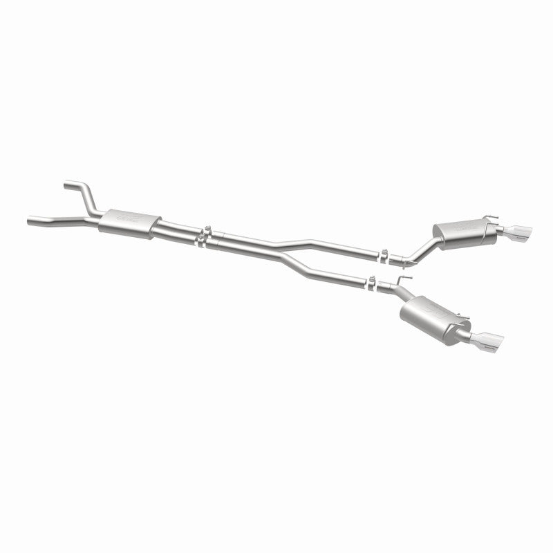 MagnaFlow Cat-Back Stainless Dual Split Rear Exit 4in Polished Tips 11-15 Chevy Camaro 3.6L V6 Magnaflow