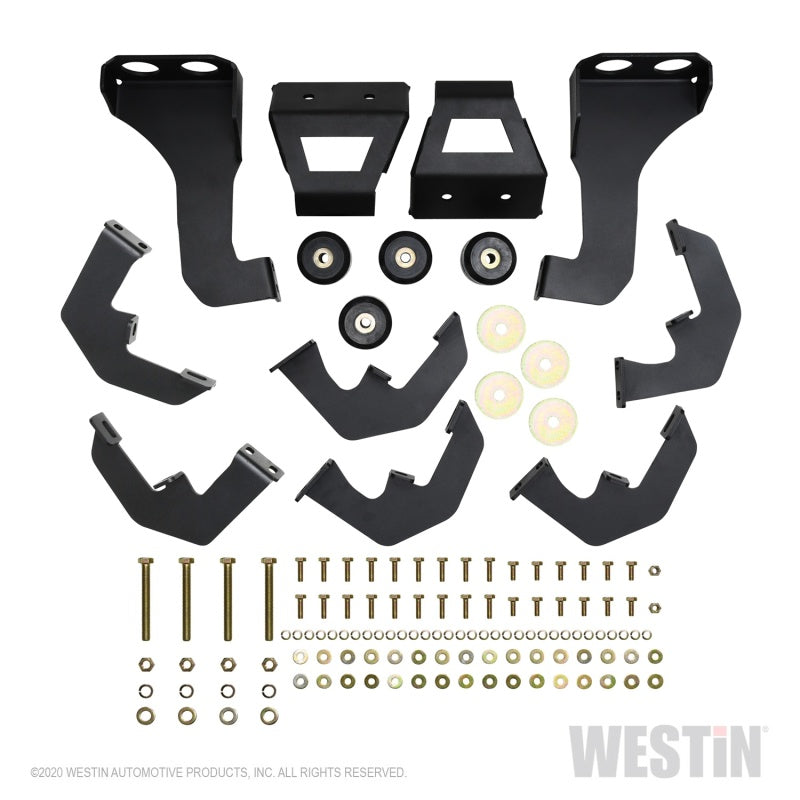 Westin 2020 Chevy Silverado 2500/3500 HDX Drop W2W Nerf Step Bars - Textured Black