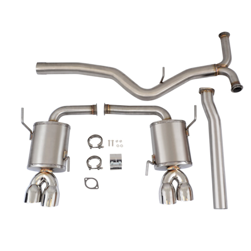 Mishimoto 2015 Subaru WRX 3in Stainless Steel Cat-Back Exhaust - eliteracefab.com