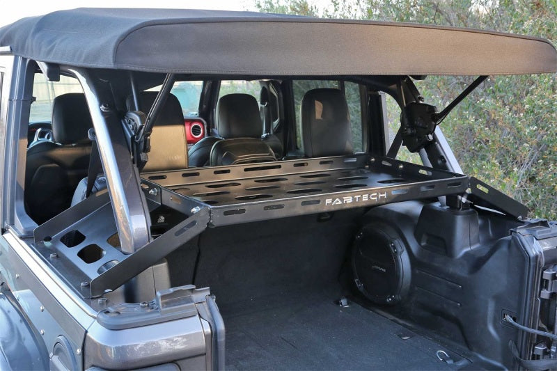 Fabtech 18-21 Jeep JL 4WD 4-Door Interior Cargo Rack - eliteracefab.com