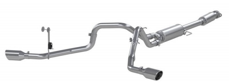 MBRP 2021+ Ford F-150 5.0L/3.5L/ 2.7L Ecoboost 3in Cat Back 2.5in Dual Split Exit T409 Exhaust - eliteracefab.com